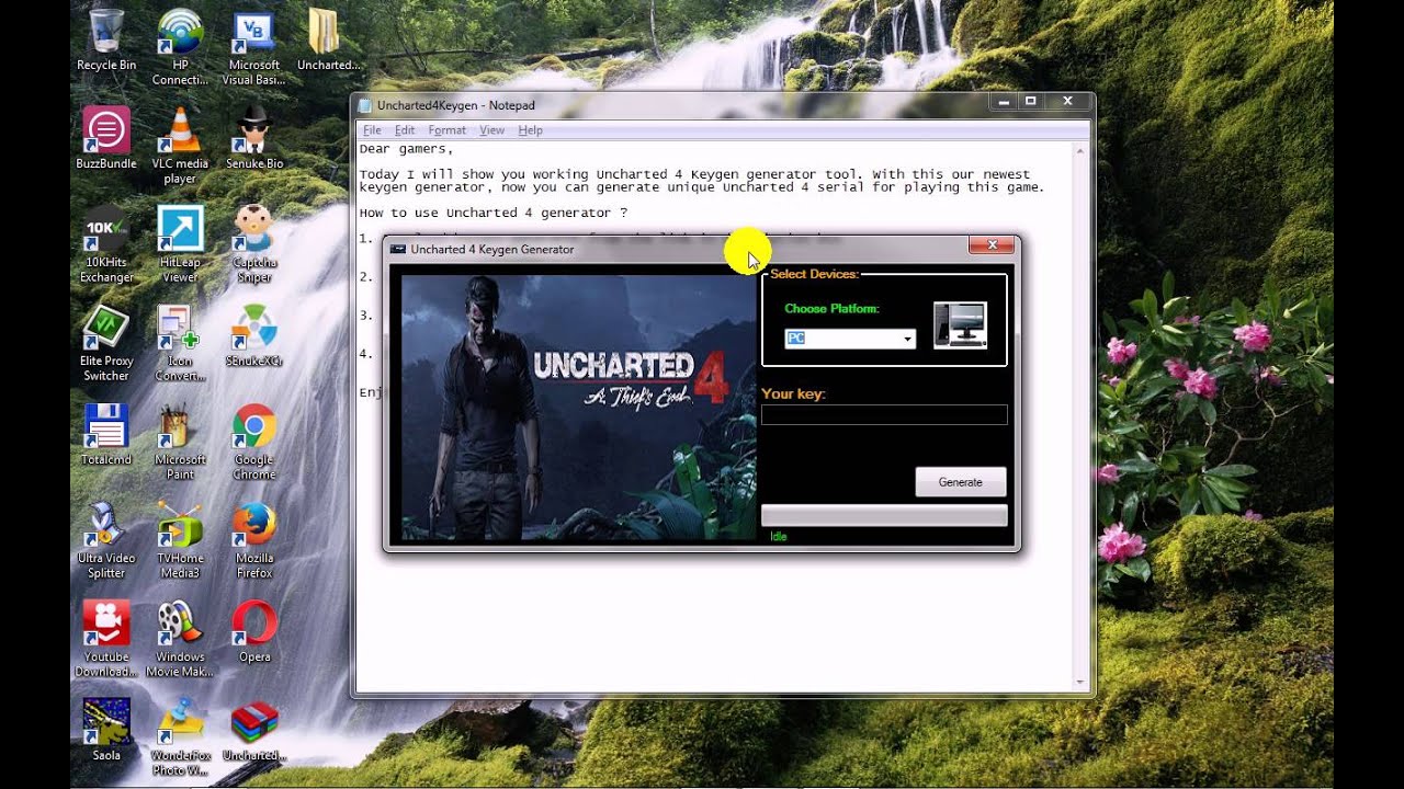 uncharted 2 pc key